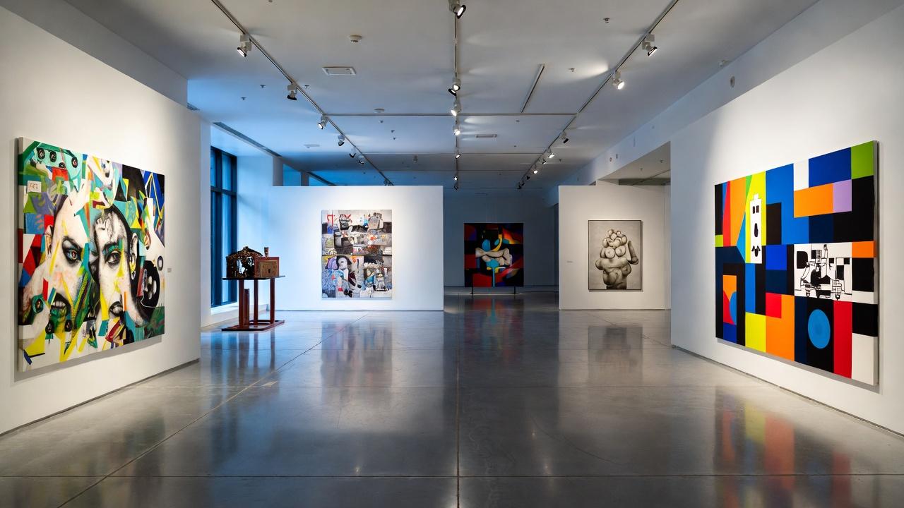 Contemporary art exhibition gallery inside Hospicio Cabañas Guadalajara